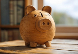 Kuva säästöpossusta.